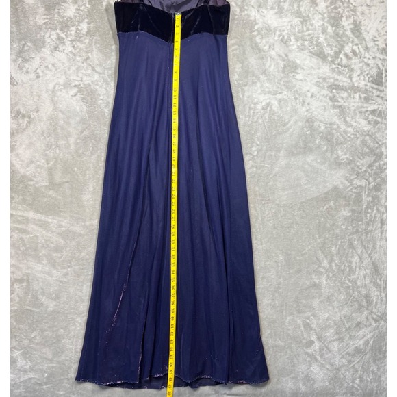 Vintage Prom Evening Dress Size: 13/14 Purple/Black Indie Fairycore Y2K Glitter - Picture 9 of 13